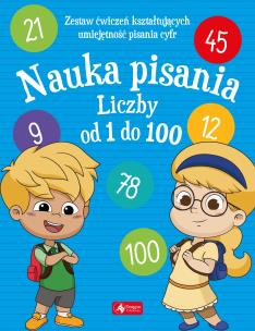 Okładka książki Nauka pisania. Liczby od 1 do 100