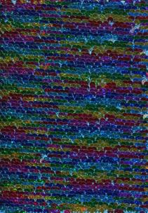 Opakowanie Notatnik cekinowy tęczowy