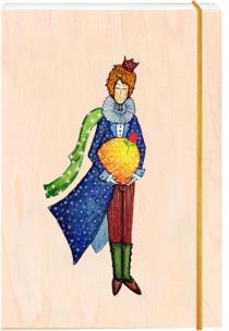 Opakowanie Notatnik ozdobny drewniany A6 Mały Książę