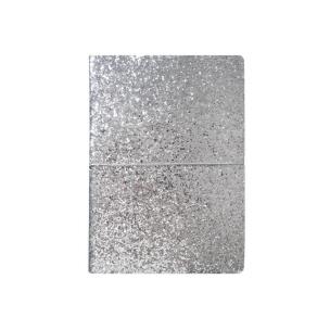 Opakowanie Notes A5/96K srebrny brokat