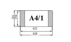 Opakowanie Okładka książkowa stała A4/1 (25szt) D&D