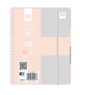 Opakowanie Organizer B6/105k.z przekładkami Black&Blue pastel