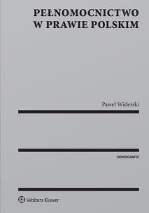 Okładka książki Pełnomocnictwo w prawie polskim