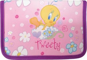 Opakowanie Piórnik 1 suwak 2 klapkowy Tweety