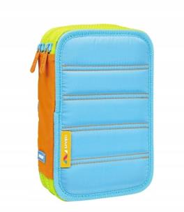 Opakowanie Piórnik 2 poz. z wyprawką Colours niebieski MILAN