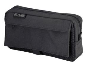 Opakowanie Piórnik kosmetyczka 2 kieszenie czarny