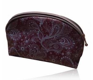 Opakowanie Piórnik owal/kosmetyczka Turkus/brąz PO-13