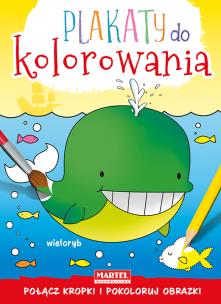 Okładka książki Plakaty do kolorowania - Wieloryb