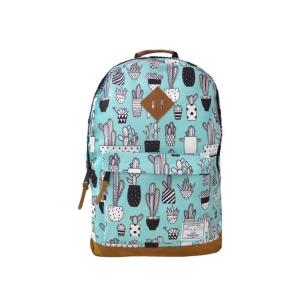 Opakowanie Plecak dwukomorowy miętowy Kaktusy