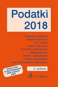 Okładka książki Podatki 2018