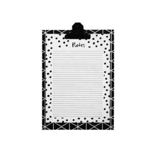 Opakowanie Podkładka z klipsem A4 z notesem Trójkąty