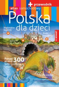 Okładka książki POLSKA DLA DZIECI przewodnik + atlas
