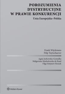 Okładka książki Porozumienia dystrybucyjne w prawie konkurencji. Unia Europejska-Polska
