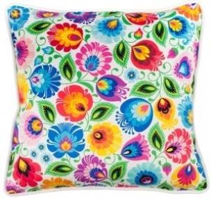 Opakowanie Poszewka - łowicka biała 45 cm FOLKSTAR