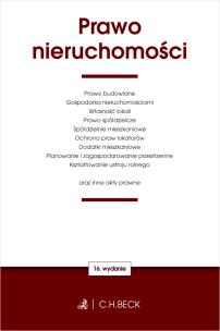 Okładka książki Prawo nieruchomości oraz ustawy towarzyszące w.16