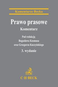 Okładka książki Prawo prasowe Komentarz