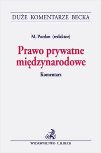 Okładka książki Prawo prywatne międzynarodowe. Komentarz