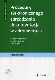 Okładka książki Procedury elektronicznego zarządzania dokumentacją w administracji + CD