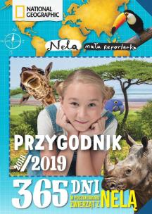 Okładka książki Przygodnik 2018/2019. 365 dni w poszukiwaniu zwierząt z Nelą
