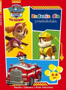 Okładka książki Psi Patrol - Zadania dla przedszkolaka. 5-6 lata