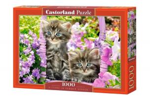 Opakowanie Puzzle 1000 Kittens in Summer Garden CASTOR