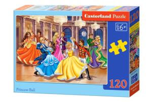 Opakowanie Puzzle 120 el. Princess Ball