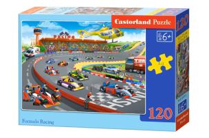 Puzzle 120 Formula Racing CASTOR. Wydawca: Castorland. Multiszop.pl Opakowanie Puzzle 120 Formula Racing CASTOR