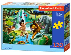 Puzzle 120 Jungle Book CASTOR. Wydawca: Castorland. Multiszop.pl Opakowanie Puzzle 120 Jungle Book CASTOR