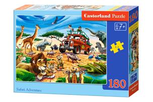 Puzzle 180 Safari Adventure CASTOR. Wydawca: Castorland. Multiszop.pl Opakowanie Puzzle 180 Safari Adventure CASTOR