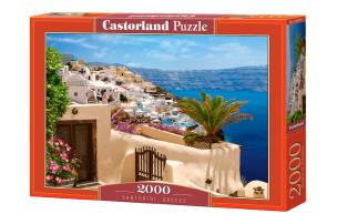 Puzzle 2000 Santorini CASTOR. Wydawca: Castorland. Multiszop.pl Opakowanie Puzzle 2000 Santorini CASTOR