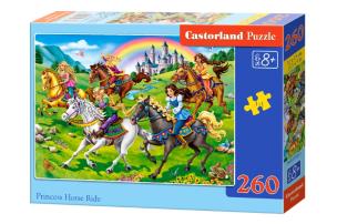 Puzzle 260 Princess Horse Ride CASTOR. Wydawca: Castorland. Multiszop.pl Opakowanie Puzzle 260 Princess Horse Ride CASTOR