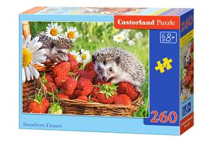 Opakowanie Puzzle 260 Strawberry Dessert CASTOR