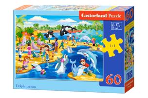 Puzzle 60 Dolphinarium CASTOR. Wydawca: Castorland. Multiszop.pl Opakowanie Puzzle 60 Dolphinarium CASTOR