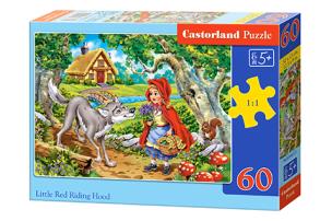 Puzzle 60 Little Red Riding Hood CASTOR. Wydawca: Castorland. Multiszop.pl Opakowanie Puzzle 60 Little Red Riding Hood CASTOR
