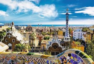 Opakowanie Puzzle Park Güell Barcelona 1500