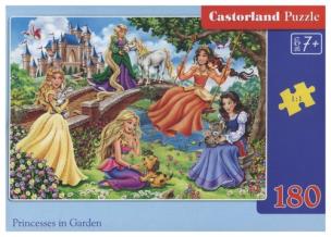 Puzzle Princesses in Garden 180. Wydawca: Castorland. Multiszop.pl Opakowanie Puzzle Princesses in Garden 180