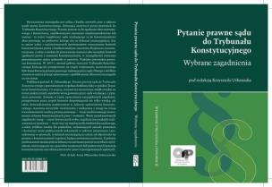 Okładka książki Pytanie prawne sądu do Trybunału Konstytucyjnego.