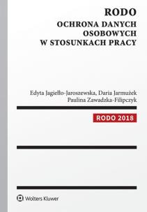 Okładka książki RODO Ochrona danych osobowych w stosunkach pracy
