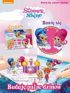 Okładka książki Shimmer & Shine. Bawię się, czytam, buduję. Buduję pałac dżinów