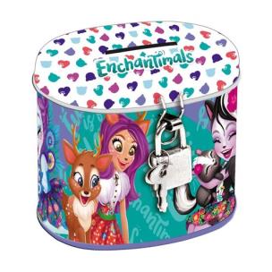 Opakowanie Skarbonka metalowa owalna Enchantimals