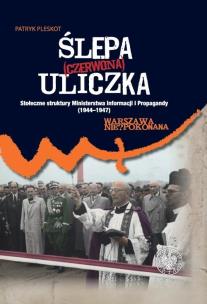 Okładka książki Ślepa (czerwona) uliczka