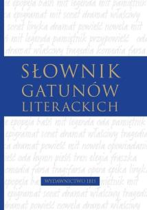 Okładka książki Słownik gatunków literackich