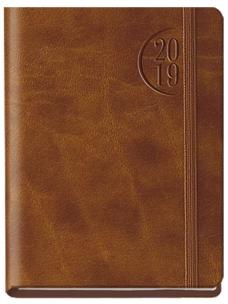 Opakowanie Terminarz 2019 A5 Flex - z gumką brązowy