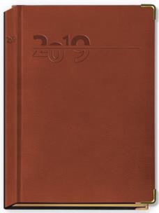 Opakowanie Terminarz 2019 A5 Lux - złocony brązowy