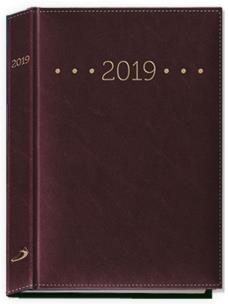 Opakowanie Terminarz 2019 A5 Madrid - bordowy