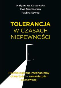 Okładka książki Tolerancja w czasach niepewności