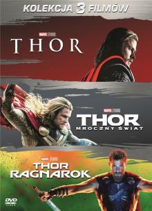 Okładka książki Trylogia.Thor: Thor/Mroczny świat/Ragnarok 3DVD
