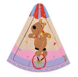 Opakowanie Układanka drewniana cyrk misiu
