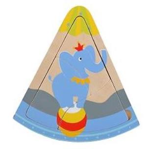 Opakowanie Układanka drewniana cyrk słonik