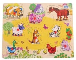 Opakowanie Układanka drewniana gospodarstwo